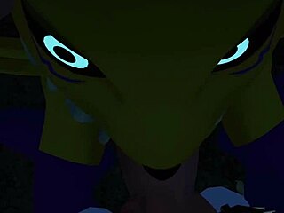 Renamon the furry fox gets railed publicly outdoors in an intriguing encounter