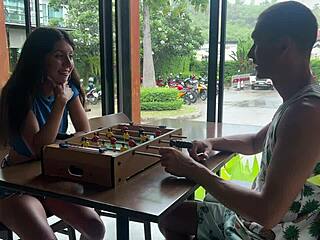 Lost the game, so head outside for a walk