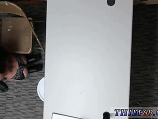 Dirty Cheating Teen 18+ Slut Caught on CCTV in Police Uniform