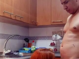 Juicy Kitchen Fuck With Stepmother