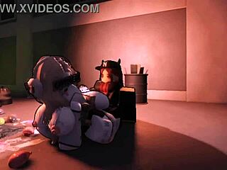 she was being annoying so i had to punish her as a bot roblox