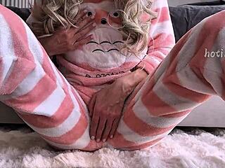 Skinny Teen Fingers Her Hairy Wet Pussy To Squirting Orgasm Close Up