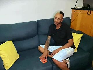 Blonde wife roughly fucks to pay her husband's bill in POV