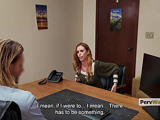 Mother in law punished in garage at work, blackmailed into cowgirl sex