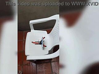 My Neighbor Bathing on the Balcony Has Incredible Tits and Ass, This Canadian Brunette Goddess Is a Slut