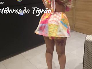 Latina Milf Deepthroat in Lingerie