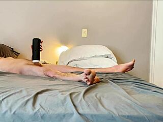 Masturbating With STROKING And SUCKING Vibrating Toy! Homemade Solo Fun!