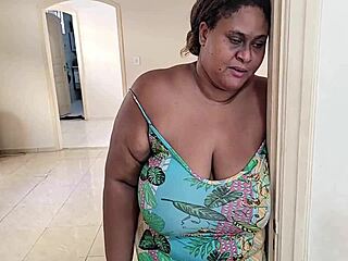 Brazilian milf amateur offers anal to creditor with big natural tits milk play and cum on ass humiliation in homemade pov.