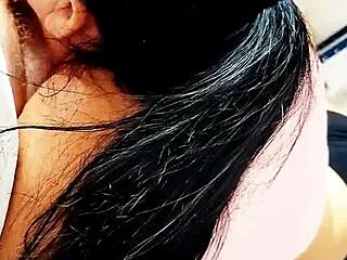 playing in bed with my cousin while mom is away