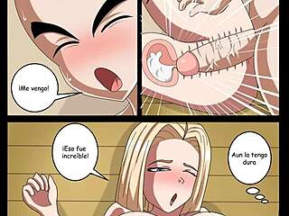I Love This Comic Where Krillin Fucks Number 18 And Bulma Joins.