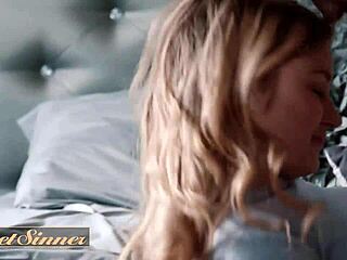 Ginger Hottie Fucked in All Positions on Professor's Bed!