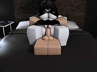 I Fucked My Busty Goth Friend In Roblox, Riding Cowgirl
