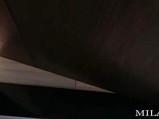 stepsister catches me spying in shower, invites me for wet sex and facial cumshot