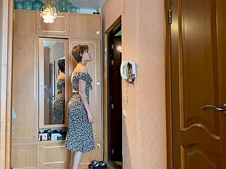 The best wife from USSR shares a promo of her roleplay in panties and underwear.