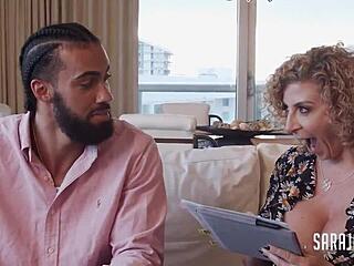 That Mature Massive Ass Sara Jay Rides James Angels Thick Cock