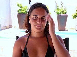 Maya Pimentinha's Intense Interview with Anal Riding and Doggy Fucking.