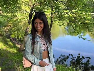 my friend makes me cum in public with vibrator