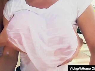 Big Boobed Vicky Vette Gets Her Pink Pussy Licked by Jelena Jensen