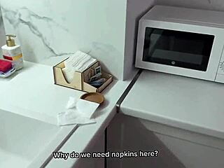 Sexy Blonde in Lingerie Fucks Russian Couple POV