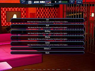 playing harem hotel game in hotel room 😊