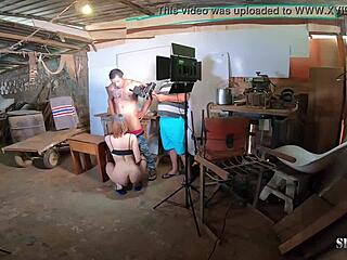 behind the scenes niece luara amaral experiences first orgasm with creampie.