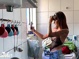 I Caught My Maid Off Guard and We Tried to Fuck