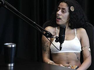 Tattooed Babe Teases With Dirty Talk And Ass Play