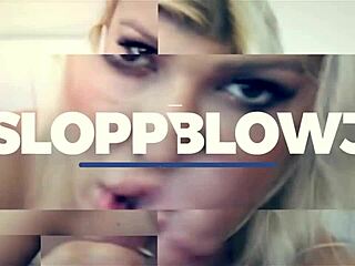 Blonde Feels Lonely Sucking Cock