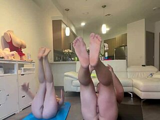 After that intense naked workout, I suck his thick cock in the shower until tears come 😢