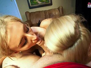 I Feel So Thrilled Watching Horny Blonde Coeds Suck And Share Dick