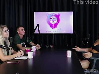 Wow! Val Mineirinha On Bora Cast With Bruna Carlos In Sheer Red!