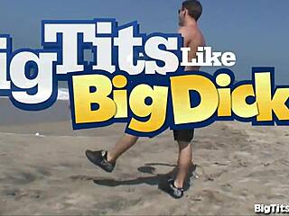 huge natural tits get fucked by monster cock in anal sex