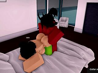 demon fucks roblox hoe while girlfriend watches