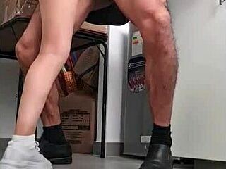 Argentina Nataly Gets Fucked in the Kitchen by Voyeur