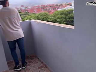 andrea castro horny redhead with big tits bent over