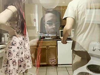 Step Dad Catches Step Daughter Out Late Drinking Won't Tell Mom If She Lets Him Fuck Both Holes