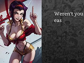 Faygrey gets caught by Faye Valentine and becomes a public whore with JOI and domination