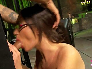 Brunette In Stockings Takes Hardcore Anal After Fingering