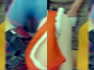 Horny Android Riding Huge Boner In Reverse Cowgirl Assfucking.