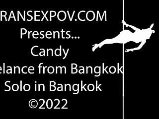 Transexpov candy invites you to suck sweet cock