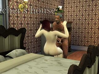 Alumna Fucks Professor For Good Grade!