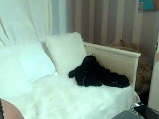 Oiled Big Boobs Brunette Maxine X Vibes Clit on Bed to Moaning Orgasm!