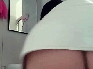 mature woman relaxes in the shower