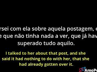 Aninha galzerano discusses her ex's big dick with her boyfriend.