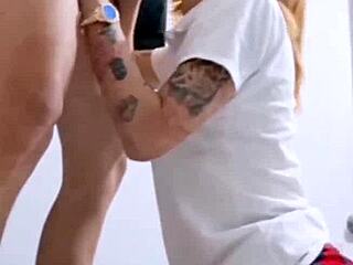 Blonde Venezuelan Schoolgirl Gets Rough Doggystyle Fuck On TikTok Live