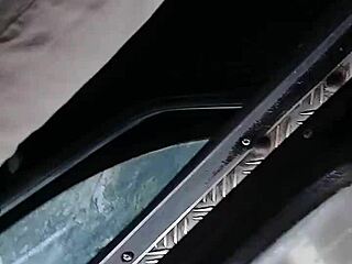 what's happening under that skirt on the bus?