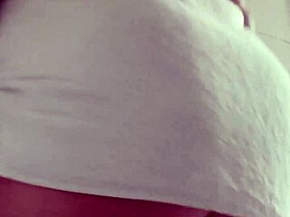 mature woman relaxes in the shower