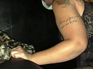 Redhead Wife Fucks Stranger at Gloryhole, Creampie on Face