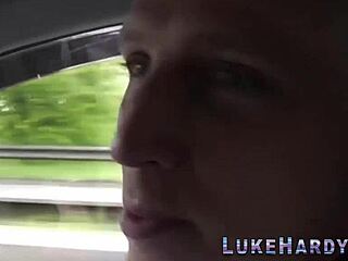 i sucked and fucked the busty inked brit in glasses with monster cock