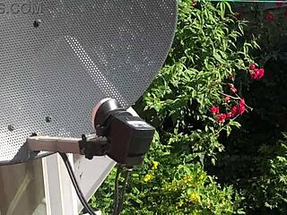 Sexy Neighbor With Big Tits And Saggy Boobs Shows Off Feet And Ass